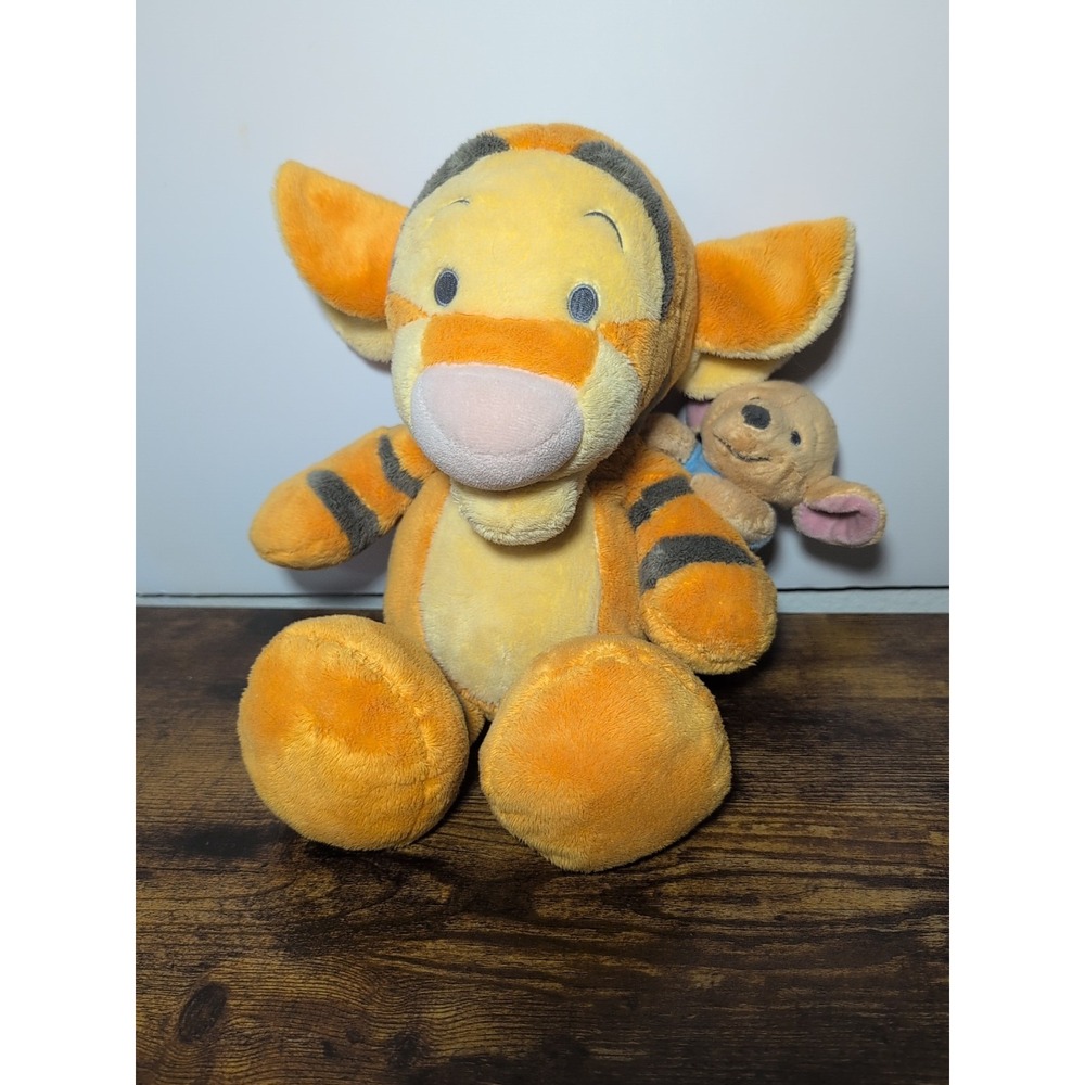Disney Parks Baby Tigger & Roo 15" Plush Floppy Winnie the Pooh Stuffed Animal